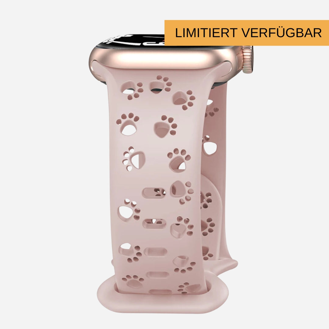 Apple Watch Silikonband "Pfoten"