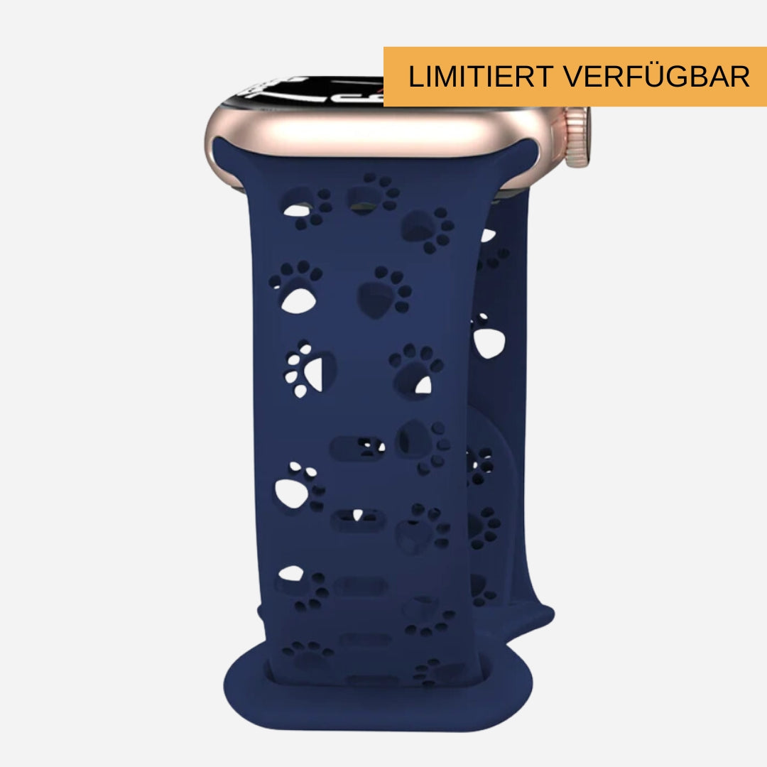 Apple Watch Silikonband "Pfoten"