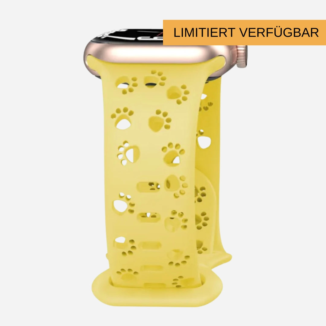 Apple Watch Silikonband "Pfoten"