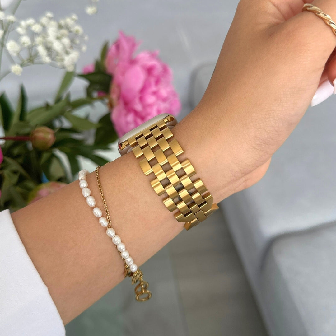 NEU: Apple Watch Metallarmband "Adèle"