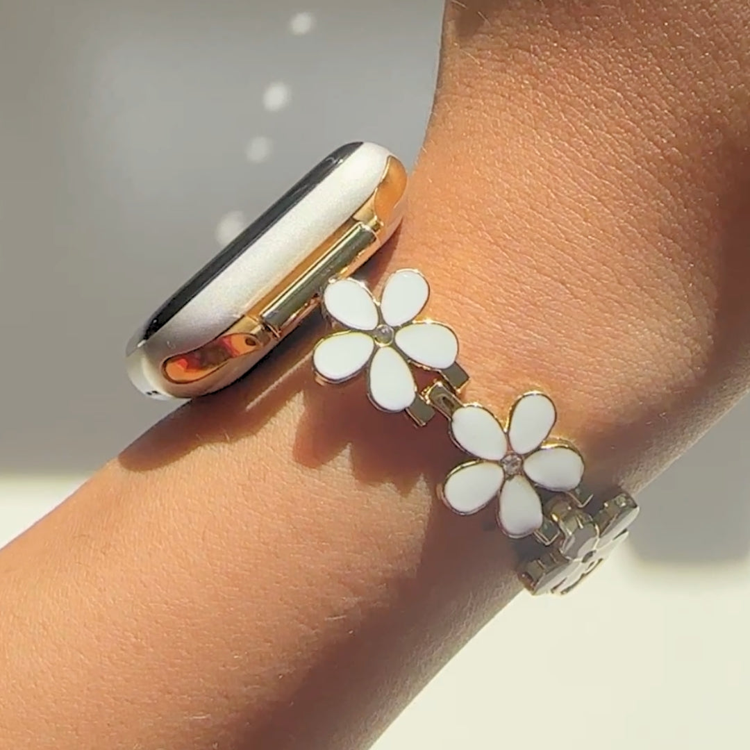 NEU: Apple Watch Metallarmband "Flora"