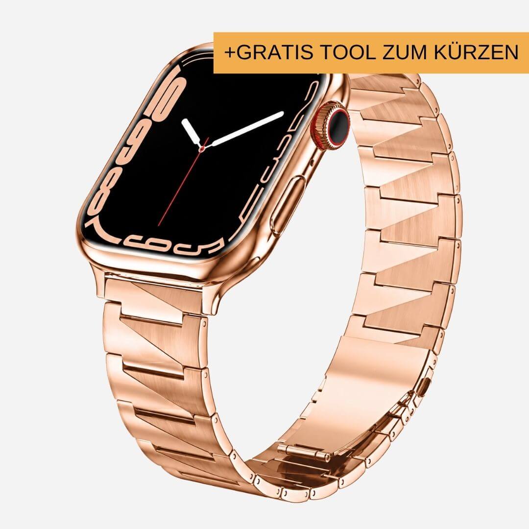 01 Apple Watch Metallarmband Esmee Rose Gold, Freisteller