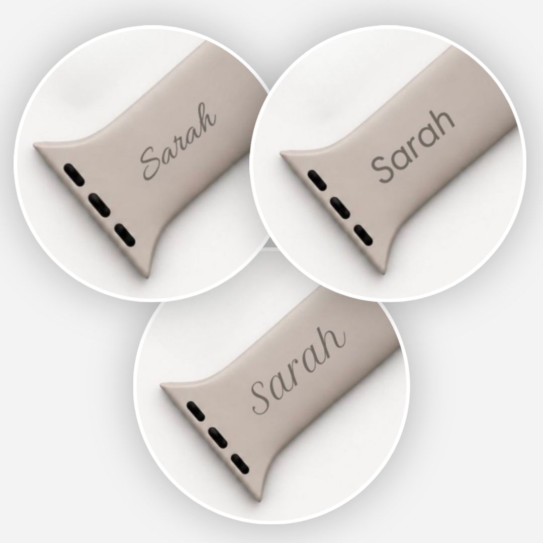 Deins – Apple Watch Armband mit Namensgravur