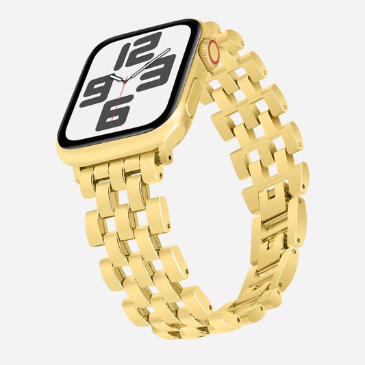01 Apple Watch Metallarmband Adele Gold, Freisteller