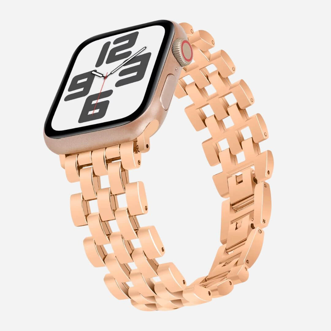 01 Apple Watch Metallarmband Adele Rose Gold, Freisteller