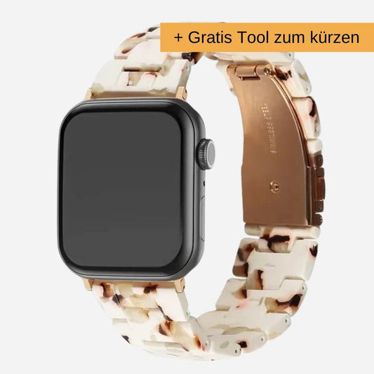 01 Apple Watch Keramikarmband Alice Frühlings Blütte, Freisteller