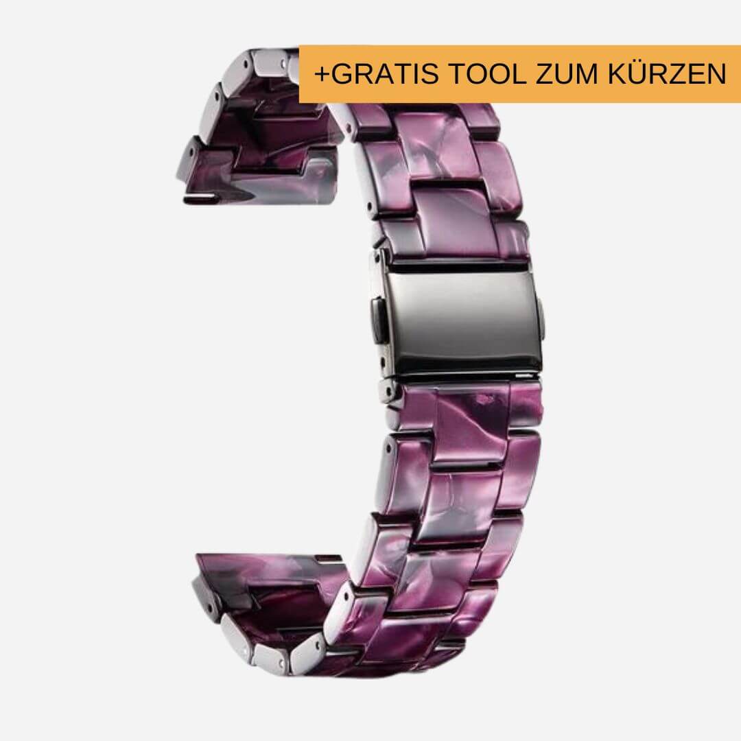 01 Apple Watch Keramikarmband Alice Lila, Freisteller