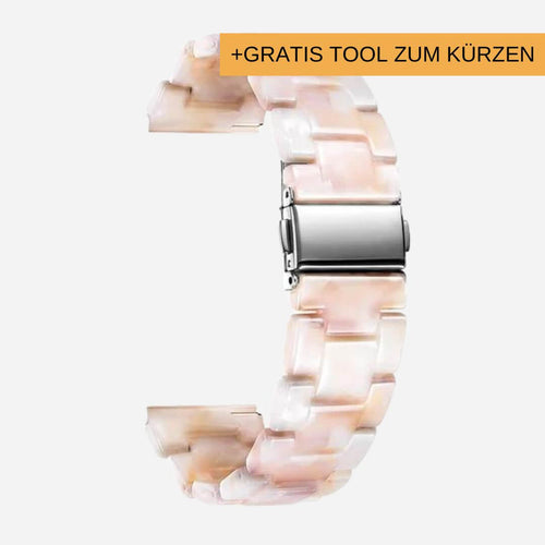 01 Apple Watch Keramikarmband Alice Rose Blütte, Freisteller