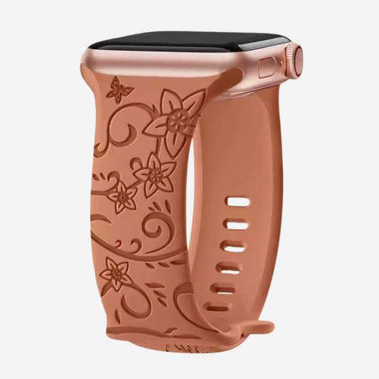 Apple Watch Silikonband "Tulp" Braun