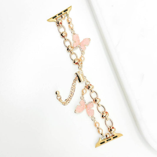 01 Apple Watch Metallarmband Antonia Gold Rose, Freisteller