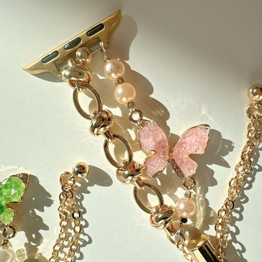 03 Apple Watch Metallarmband Antonia Gold Rose, Produktbild