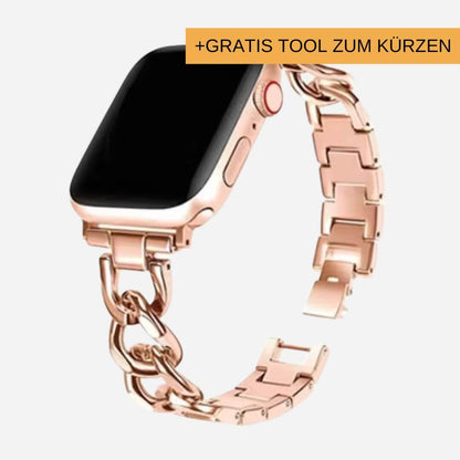 01 Apple Watch Metallarmband Cecile Rose Gold, Freisteller