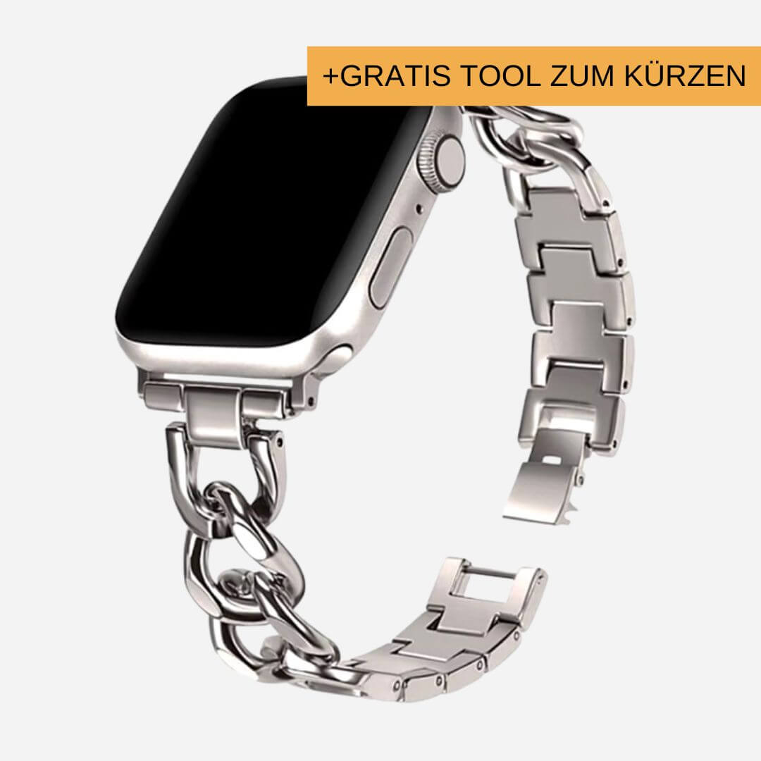 01 Apple Watch Metallarmband Cecile Starlight, Freisteller