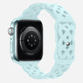 01 Apple Watch Silikonarmband Celine Türkis, Freisteller