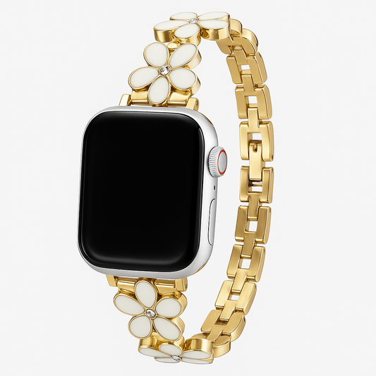NEU: Apple Watch Metallarmband "Flora"