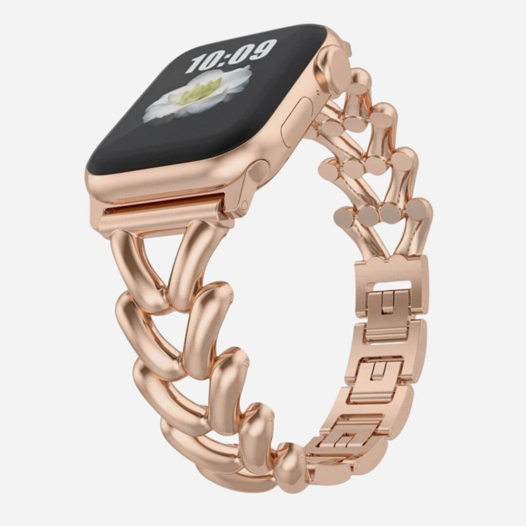 01 Apple Watch Metallarmband Coco Rose Gold, Freisteller