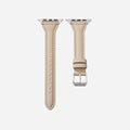 01 Apple Watch Lederarmband Dublin Beige, Freisteller