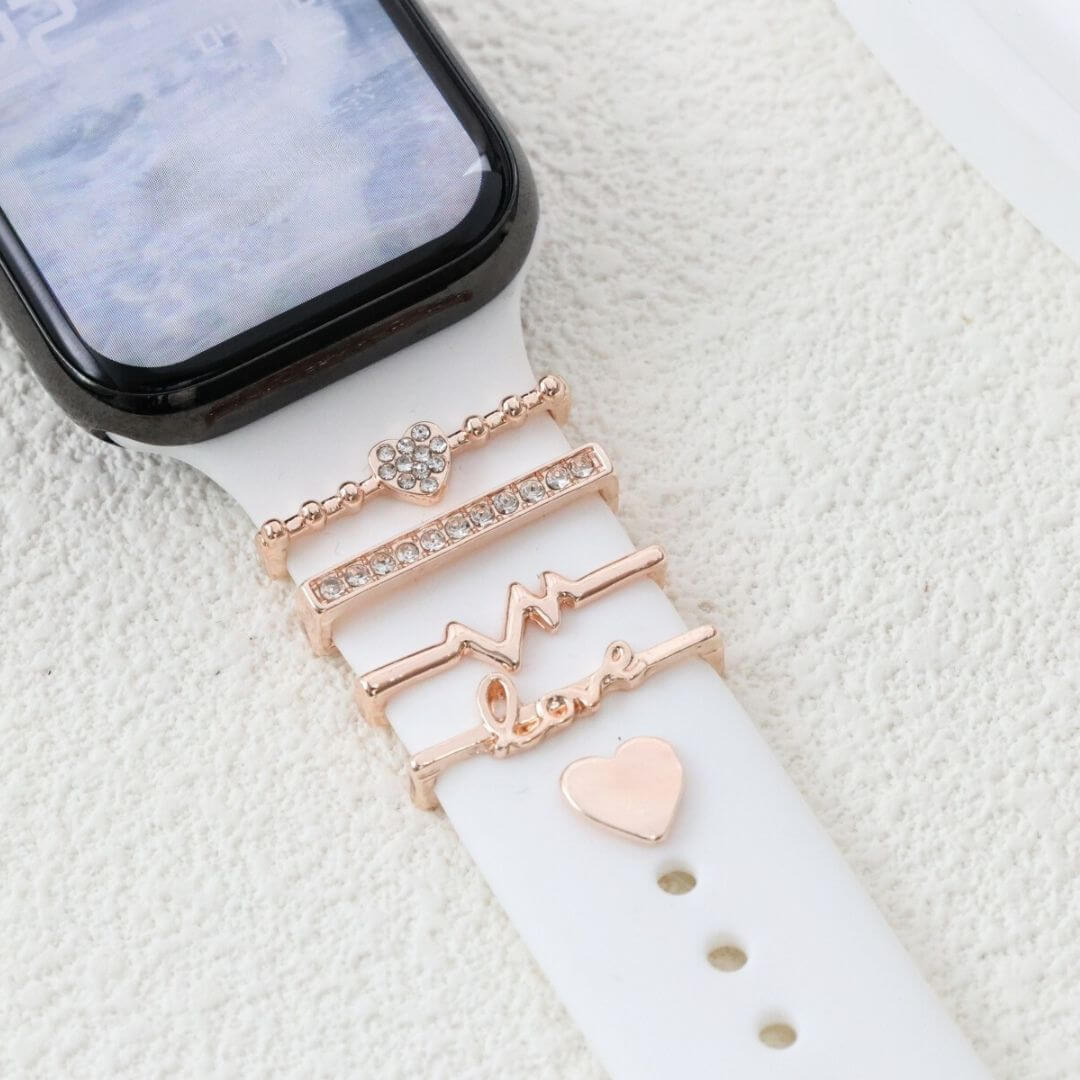 03 Apple Watch Ringe Eva Rosegold, Produkt Bild