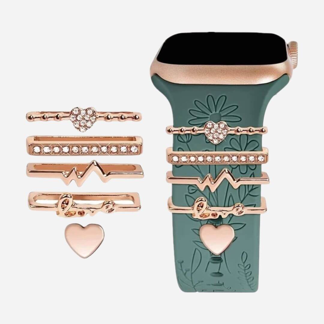 01 Apple Watch Ringe Eva Rosegold, Produkt Show Bild