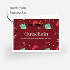 Geschenkgutschein Weihnachten