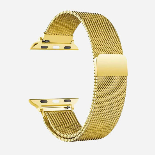 01 Apple Watch Metallarmband Lassana Gold, Freisteller