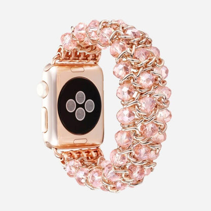 01 Apple Watch Metallarmband Leni Rose, Freisteller