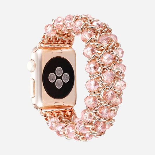 01 Apple Watch Metallarmband Leni Rose, Freisteller