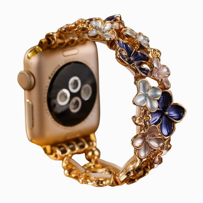 01 Apple Watch Metallarmband Medlen Blau, freisteller