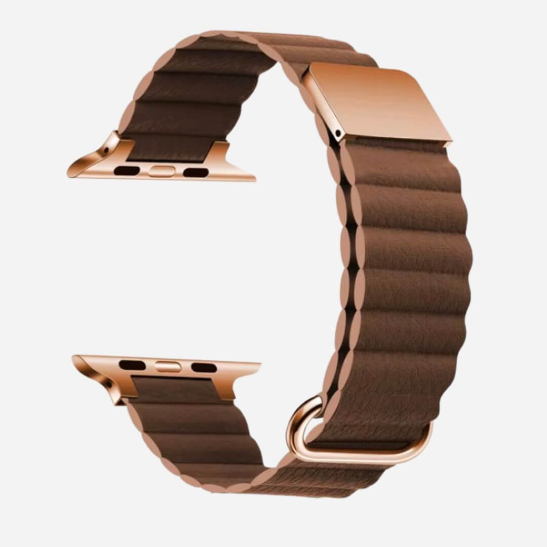 01 Apple Watch Lederarmband Mady Braun, Freisteller