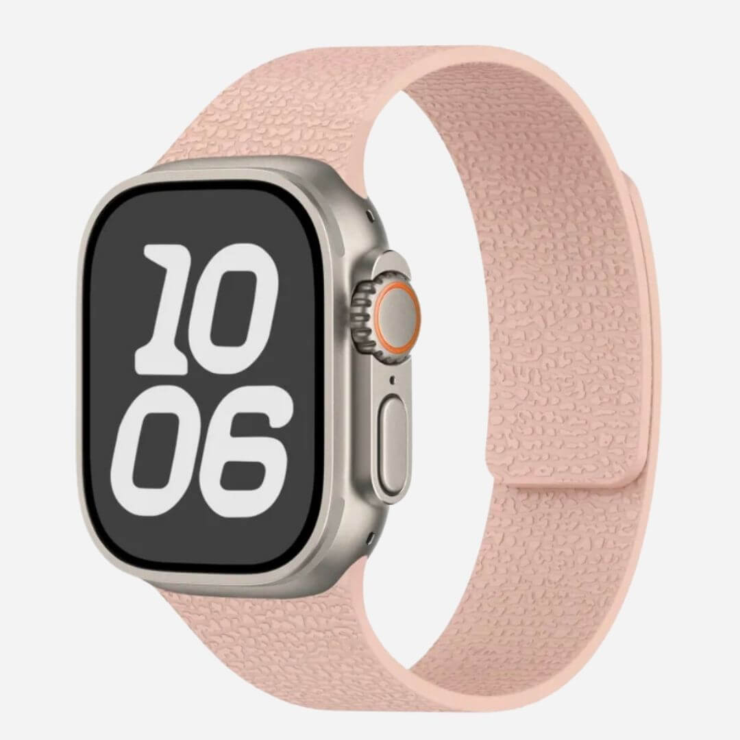 01 Apple Watch Silikonarmband Matis  Rose, freisteller