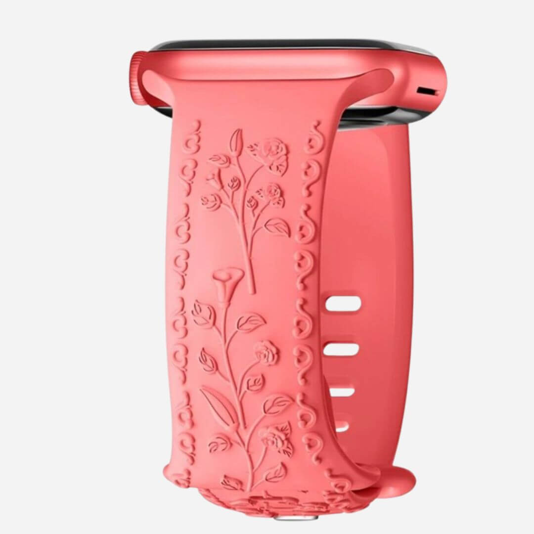 05 Apple Watch Silikonarmband Rose Guava, Freisteller