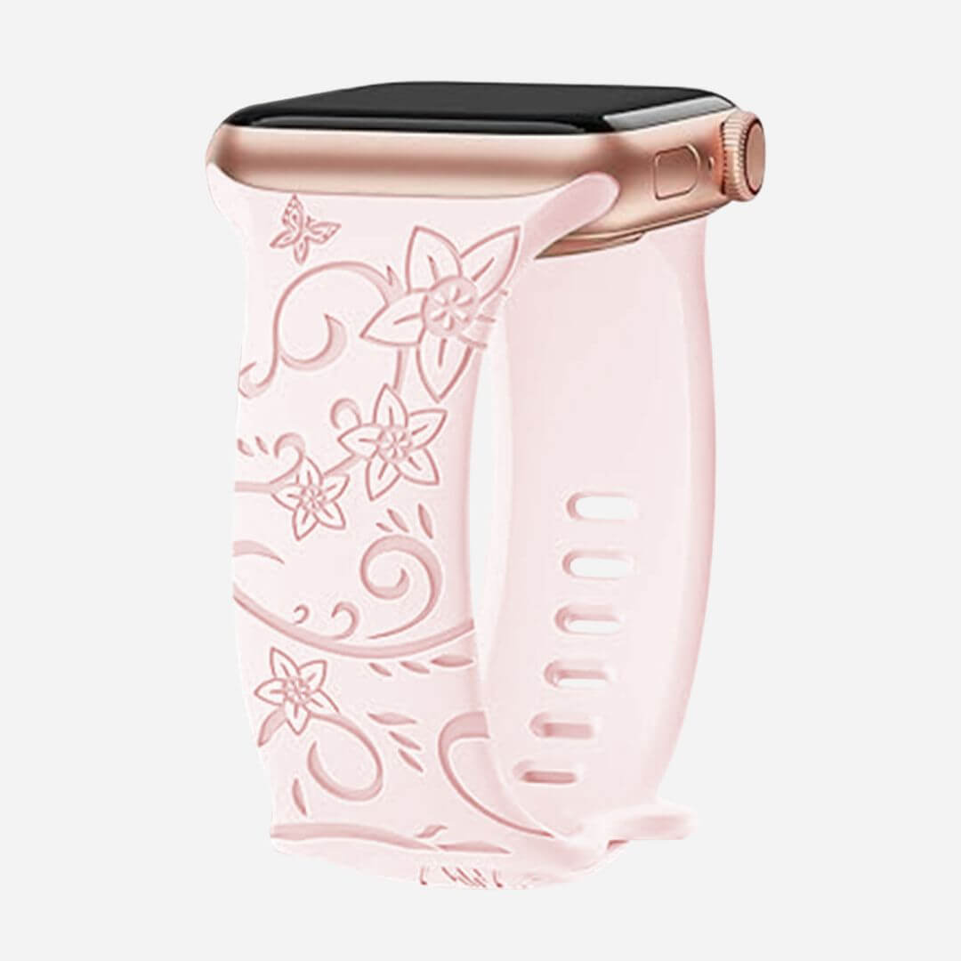 01 Apple Watch Silikonarmband Tulp Rose, Freisteller