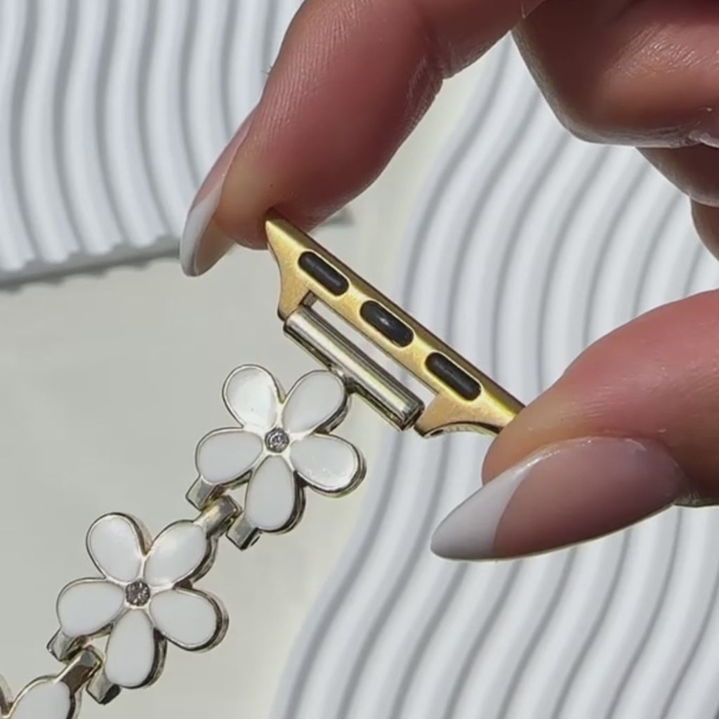 Apple Watch Metallarmband "Flora"