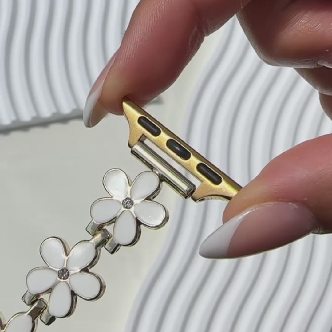 Apple Watch Metallarmband "Flora"